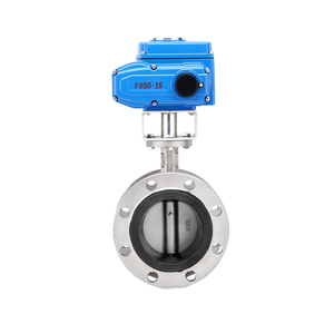220V 4 Inch Motorized Stainless Steel 304 316 Flange Soft <b>Seal</b> - Product Image 6