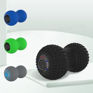 Masajeador de bolas de maní recargable para terapia de tejido profundo, rodillo de masaje vibratorio, Bola de masaje eléctrica - Product Image 6
