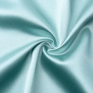 100% 涤纶缎纹织物镜面缎纹织物普通染色缎纹织物用于婚礼装饰