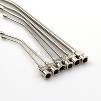 Aiguille d'alimentation pour animaux de taille multiple pour oiseau perroquet budge canari pinson mangeoire pour petits oiseaux