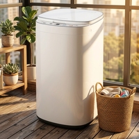 Mesin Cuci dan Pengering Otomatis Mini Portabel Desain Ultra-Kompak 3KG 110v/220v CB CE ERP Terlaris 2026