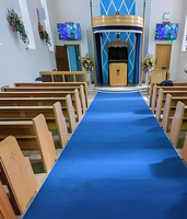 Roter Teppich aus 100% Polyester des Herstellers für Concierge-Events im Freien Home Prayer & Picknick Machine Made