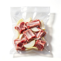 Sacs sous vide jetables en LDPE pour aliments pour bébés, aliments pour animaux, salades, pizzas, sushis, chips, chewing-gums - Surface gaufrée