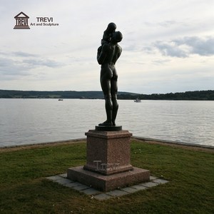 Estatua de Bronce de Padre e Hijo a Tamaño Real, Fundición por Cera Perdida, Escultura Conmemorativa <span class=keywords><strong>Familiar</strong></span> para Jardín o Parque, Personalizada, Venta al Por Mayor, OEM - Product Image 5