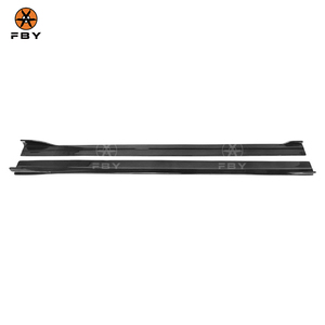 Falda lateral de fibra de carbono estilo FD para Mercedes Benz <span class=keywords><strong>CLA</strong></span> clase W118 C118 CLA35 CLA45 Kit de cuerpo de falda lateral de alta calidad - Product Image 2