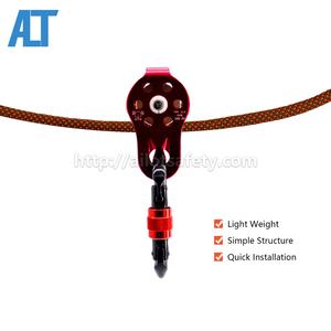 Heavy Duty 20KN Polea de <span class=keywords><strong>cuerda</strong></span> giratoria simple Árbol fijo Escalada Polea única Rappel Arborist Rescue - Product Image 5