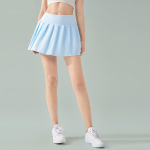 Jupe de tennis et de pickleball pour femmes personnalisée, imprimé coloré, taille élastique courte, plis, style formel pour l'été, tenue de golf et de badminton - Product Image 4
