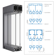 Fenêtre Coulissante Moderne Anticyclonique en Alliage d'Aluminium GELLJA CE, Fenêtre et Portes <span class=keywords><strong>à</strong></span> <span class=keywords><strong>Double</strong></span> <span class=keywords><strong>Vitrage</strong></span> Sur Mesure pour Maison - Product Image 2