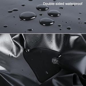 2m x 3m màu đen không thấm nước Tấm bạt che lớn gia cố nhiệm vụ nặng nề UV kháng Tarp cho đồ gỗ ngoài trời Caravan thuyền - Product Image 3