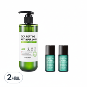 Somebymi Set Anticaduta Capelli: Shampoo Derma Scalp 285ml + 2x6ml Toner Miracoloso, Formula Liquida agli Aminoacidi, Prezzo Scontato per 2 Set - Product Image 1
