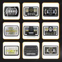 Luz delantera automotriz Luz DE TRABAJO LED de 7 pulgadas Nuevo Blanco Amarillo Todoterreno Led 7 ''Luces LED para vehículos Luz de conducción LED