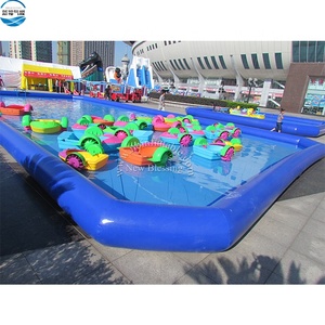 Bateaux à pédales en plastique pour enfants, pour jeux aquatiques en piscine, parcs d'attractions et natation - Product Image 4