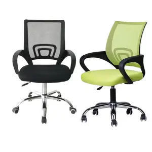 Vendita calda idraulica su e giù tessuto maglia schienale e sedile comodo ufficio compito sedia per uso personale