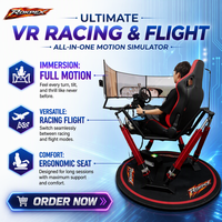 Simulateur de vol VR d'avion d'intérieur, machine de jeu de réalité virtuelle, construction métallique, pour centre commercial, simulation de vol d'avion