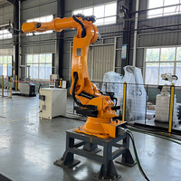 Bras de robot industriel à 6 axes de 220 kg, portée de 3200 mm, robot robuste pour la manutention des matériaux, le palettisation, le chargement et le déchargement