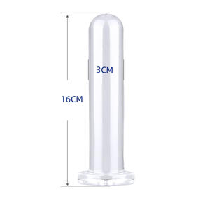 Hoch transparenter Anal Plug Vaginal Toy Sexy TPE Material Universal Straight <span class=keywords><strong>Tube</strong></span> Massage stab Anal Mastur batoren - Product Image 6