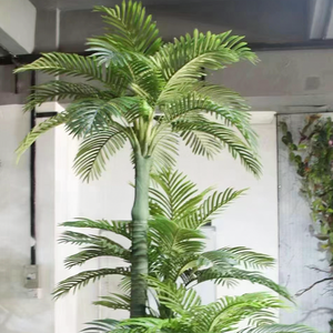 <span class=keywords><strong>Palmeras</strong></span> artificiales de plástico de gran oferta para decoración de jardín de hotel y hogar tipo arbustos Planta artificial - Product Image 2
