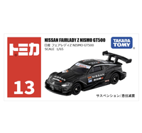 Modèle de voiture de course personnalisée unisexe en alliage TOMY Tomica à l'échelle 1:64, n° 13, Nissan GT500, voiture de sport
