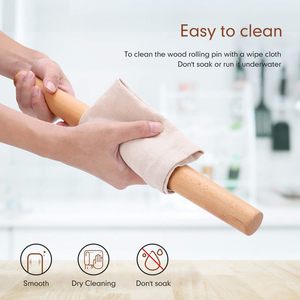 <span class=keywords><strong>Tapis</strong></span> de cuisson en <span class=keywords><strong>silicone</strong></span> avec rouleau à pâtisserie en bois de hêtre Rouleau à pâte à pâtisserie rouge <span class=keywords><strong>pour</strong></span> pizza tarte pâtes biscuits-Outils de pâtisserie de qualité supérieure - Product Image 4