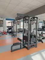 EM FITNESS EM1029 – Système de musculation commercial multi-stations 5 postes avec contrepoids de 410 kg – Jungle Gym multi-utilisateurs pour entraînement de force