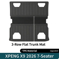 Tapis de sol TPE toutes saisons et tapis de coffre pour XPENG X9 2023 à 2025 – Accessoires intérieurs de voiture