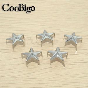 200 Cái Đinh Tán Đinh Tán Kim Loại Đinh Tán Năm Móng Ngôi Sao Đinh Tán Ngôi Sao Đinh Tán Đồ Da Thủ Công Punk Rock Phụ Kiện Túi Quần Áo 16Mm - Product Image 5