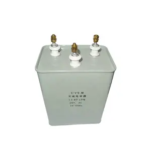 Alta calidad 3 cabezas 2kv 15uf UV condensador de alta tensión condensador para la luz UV