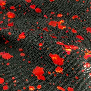 Benutzer definierte glänzende Hologramm Mystique Metallic bedruckte Folie Elastische Nylon Spandex Stoff Badeanzüge Festivals tragen Tanzrock Stoffe - Product Image 5