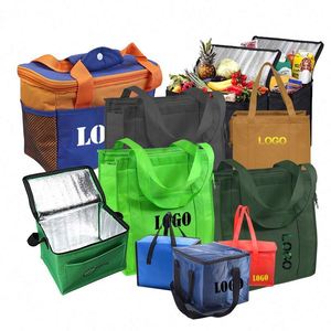 Sac isotherme pliable personnalisé avec impression de logo, sac isotherme souple, boîte isotherme laminée, capacité 6 canettes - Product Image 3