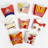 Tasses à frites kraft jetables de qualité alimentaire en usine à emporter taille personnalisée 14oz 16oz gobelet en papier personnalisé pour frites