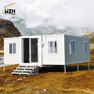 20ft יוקרה נייד מודולרי פלדה להרחבה בית 1-4 חדר שינה ידידותי לסביבה בניין משרדים - Product Image 2