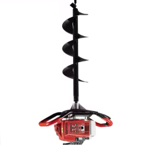Taladro de tierra a gasolina para postes, perforador de agujeros para jardín y granja, broca de acero para plantar árboles, arranque fácil, alto torque, herramienta portátil de calidad para bricolaje, 52CC - Product Image 2