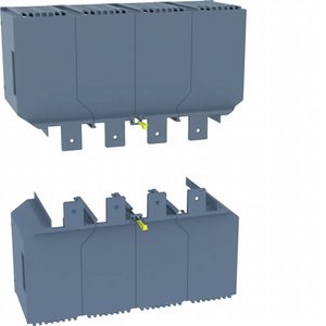 Kit Hager 2 Coperture per Connessioni Frontali per H3 X630 H3+ P630 4P 13x15x30 Cm - Product Image 1