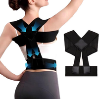 Correcteur de posture respirant, durable, réglable et portable pour soulager la douleur, soutien des épaules et du dos