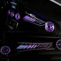 Éclairage ambiant LED pour voiture SJC pour Mercedes Benz CLA/GLA/A/B-Class W156/W117/W246/W176, accessoires décoratifs intérieurs 64 couleurs