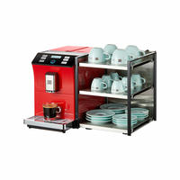 Cafetière électrique à portion individuelle BTB-206 - Machine à café automatique avec moulin intégré, pression de 19 bars, capacité de 12 tasses - Sans hôtels