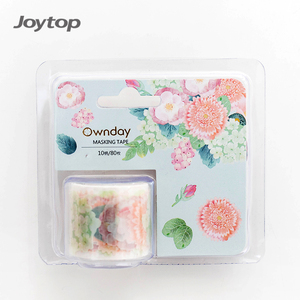 Ownday 195 personalizzato stampato fustellato fiore petalo adesivi Washi nastro adesivo per Scrapbooking - Product Image 4