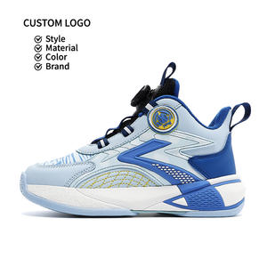 603020 printemps/automne nouveauté garçons imperméable anti-dérapant chaussures de <span class=keywords><strong>basket</strong></span>-ball haut en cuir supérieur chaussures de Sport pour enfants - Product Image 4