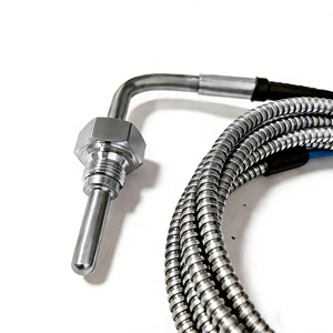 Sensore di Temperatura Industriale <span class=keywords><strong>PT100</strong></span> in Platino ad Alta Precisione, Resistenza Termica Filettata, Sistema a 3 Fili con Sonda Singola - Product Image 4