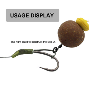 Ligne tressée <span class=keywords><strong>semi</strong></span>-<span class=keywords><strong>rigide</strong></span> 20m pour la pêche à la carpe, 25/35/50lb, pour accessoires de montage de montages à cheveux de pêche à la carpe - Product Image 6
