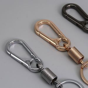 Mosquetones universales de aleación de zinc ecológicos con anillo de resorte para mochila, llaveros promocionales para coche, llaveros para adultos, venta al por mayor para empresas - Product Image 4