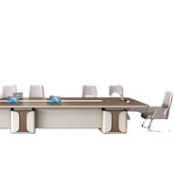 Vente en gros de bureau de luxe avec des sièges bureau de conférence mobilier modulaire bureau salle de réunion mobilier de bureau commercial