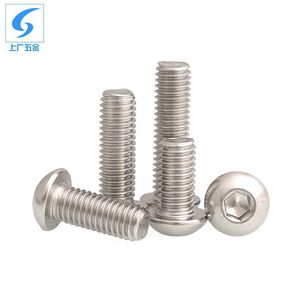 Tornillos de Cabeza Hexagonal con Rosca Interna de Acero Inoxidable 316 Iso7380 M5 M6 para la Industria de la Construcción Metálica - Product Image 2