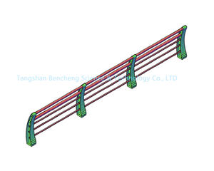 फैक्टरी आपूर्तिकर्ता राजमार्ग रेलिंग लागत SS400 ग्रेड राजमार्गों सड़क रेलिंग W बीम रेलिंग कीमत प्रति मीटर - Product Image 4