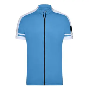 Maillot de vélo pour homme, vêtements de sport à fermeture éclair intégrale, modèle 30246_JN454, fabriqué en Chine - Product Image 3