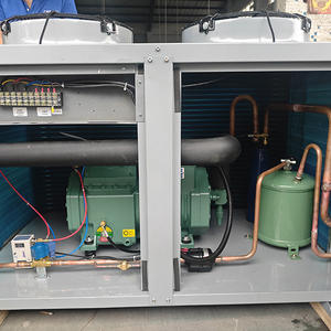 Para caja semicerrada 8P/10P/12p/15p Temperatura media y baja Almacenamiento en frío Host Congelador Unidad de refrigeración 5ton R404a - Product Image 1