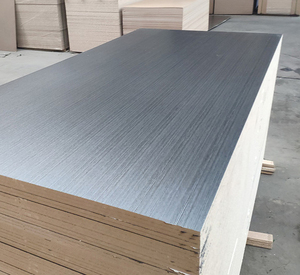Panneaux en MDF à âme noire de 12 mm de conception moderne, panneaux en bois HDF pour meubles, résistance au feu pour porte, normes d'émission de formaldéhyde E1 - Product Image 4
