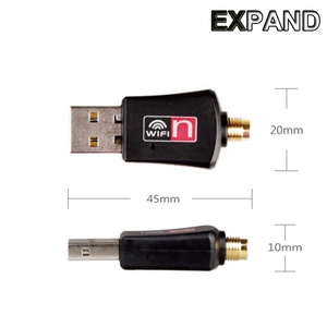 อะแดปเตอร์ไวไฟไร้สาย USB 300Mbps ดองเกิลไวไฟ ชิปเซ็ต Realtek RTL8192 การ์ดเชื่อมต่อเครือข่าย - Product Image 2