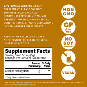 Suplemento en polvo de creatina OEM ODM para entrenamiento de fuerza apoya la recuperación de la energía muscular después del entrenamiento sin sabor - Product Image 5