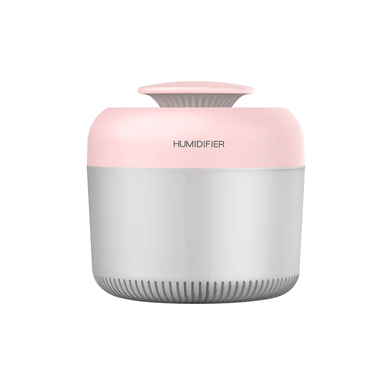 Large Capacity 2.4L Humidifier USB Mini Ultrasonic Diffuser Colorful Lights Home Office Mute Air Purifier